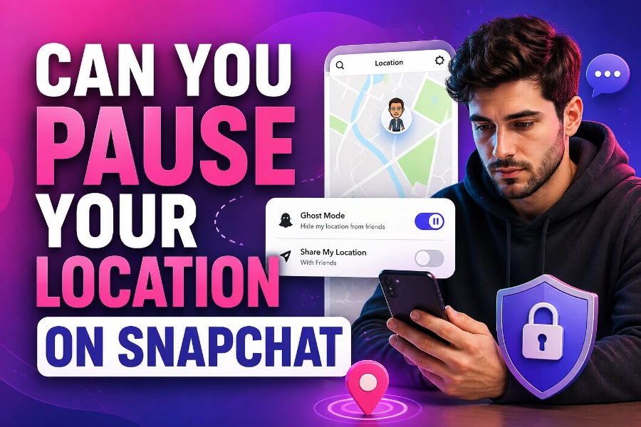 can you pause your location on snapchat