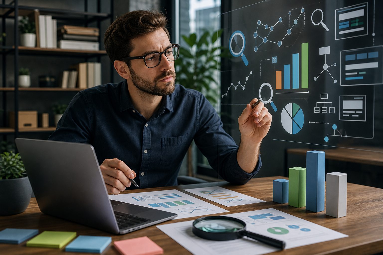 SEO competitor analysis dashboard comparing keyword rankings and search traffic